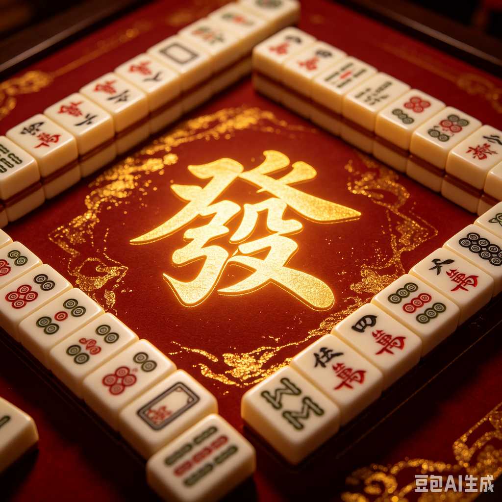 saturated color mahjong set print