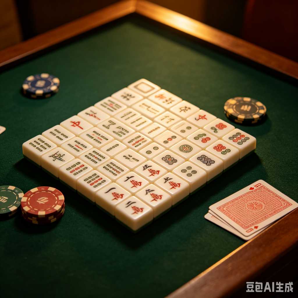 large print mahjong set