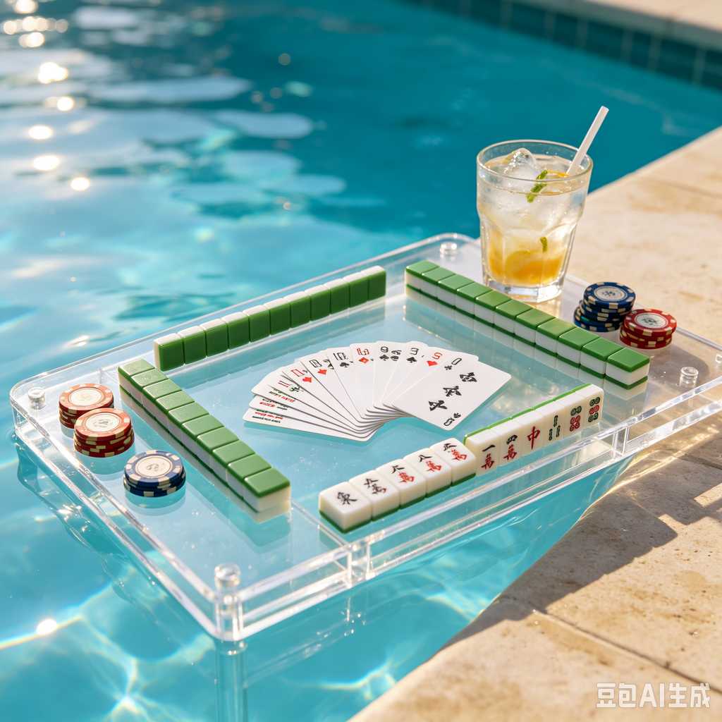 indoor leisure game mahjong set